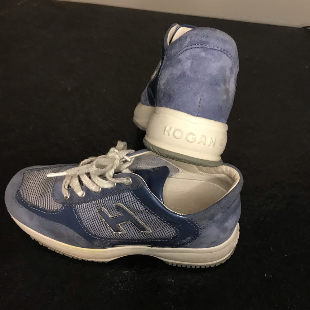 Boys hogan suede running shoes